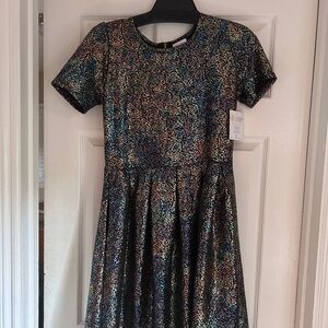 LulaRoe  Lula Roe Julia dress Oil slick, mermaid dress